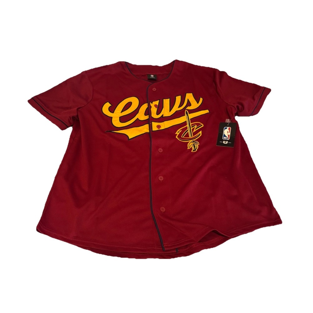 Rare NBA Cavaliers Button Baseball Jersey‎ Size LG #70 NWT!